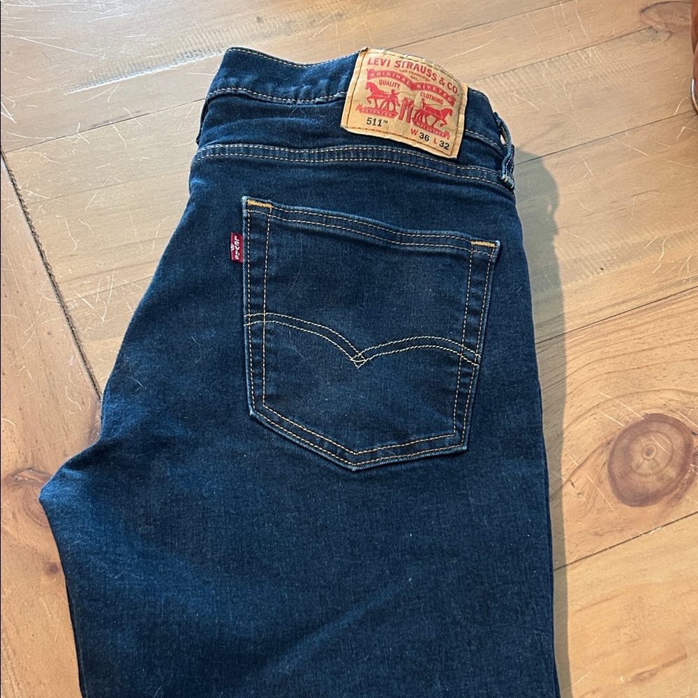 Levi's Men's Dark Blue Slim Jeans